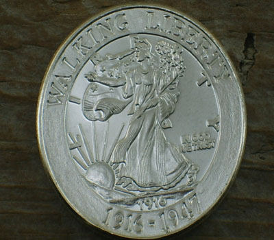 .999 Fine Silver 1-Ounce Coin - Walking Liberty